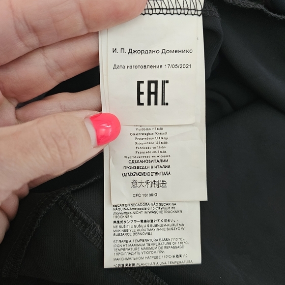 Rinascimento Floral Long Sleeve Mini Dress Statement Sleeves Size XL - Picture 14 of 16